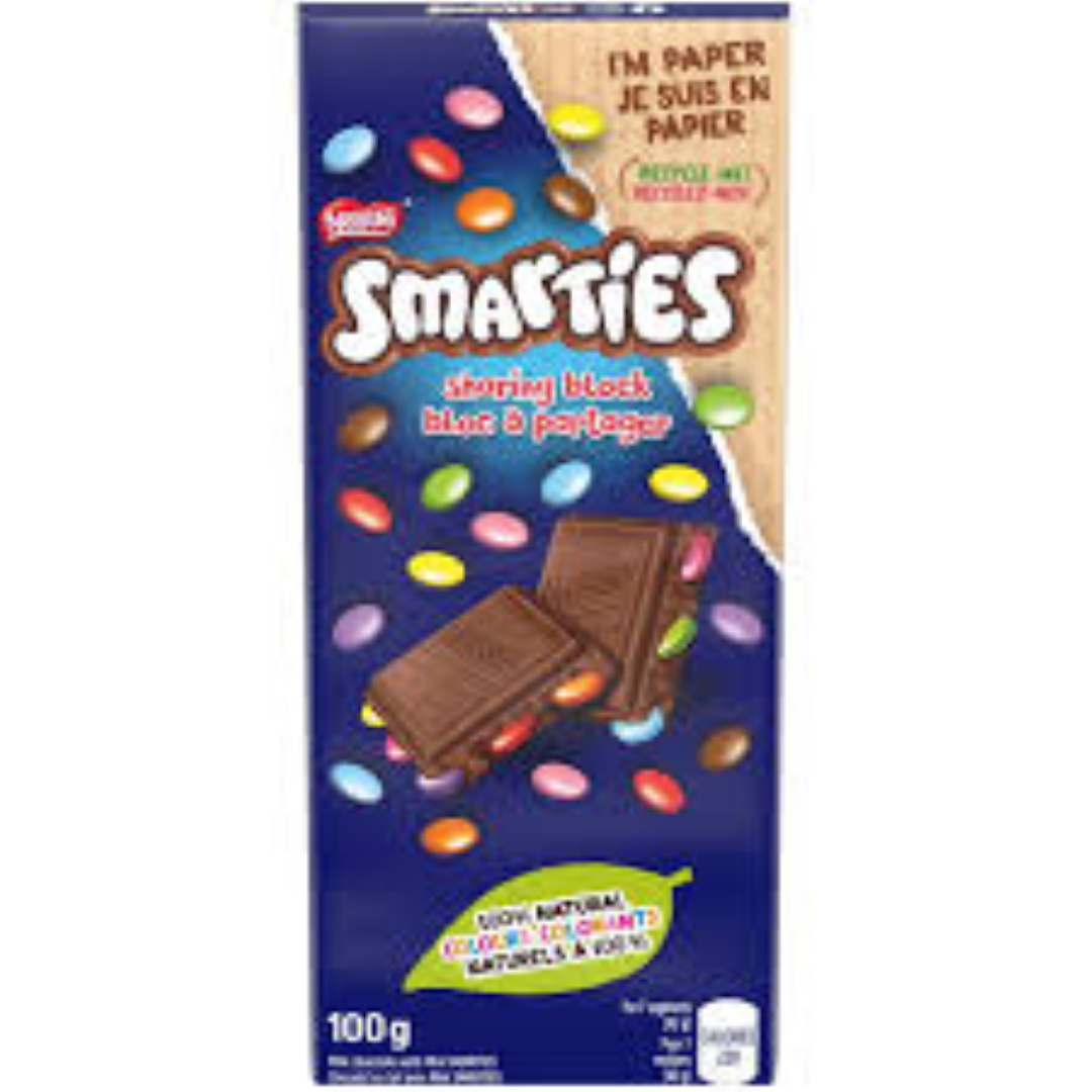 NESTLE SMARTIES BAR 100G
